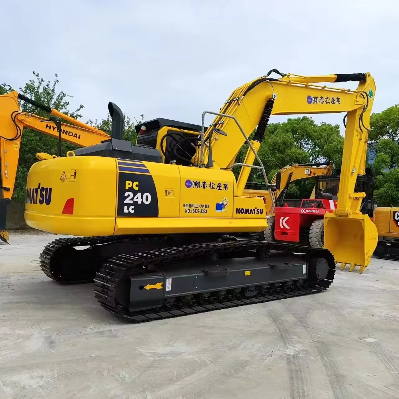 Used komatsu pc240lc excavator