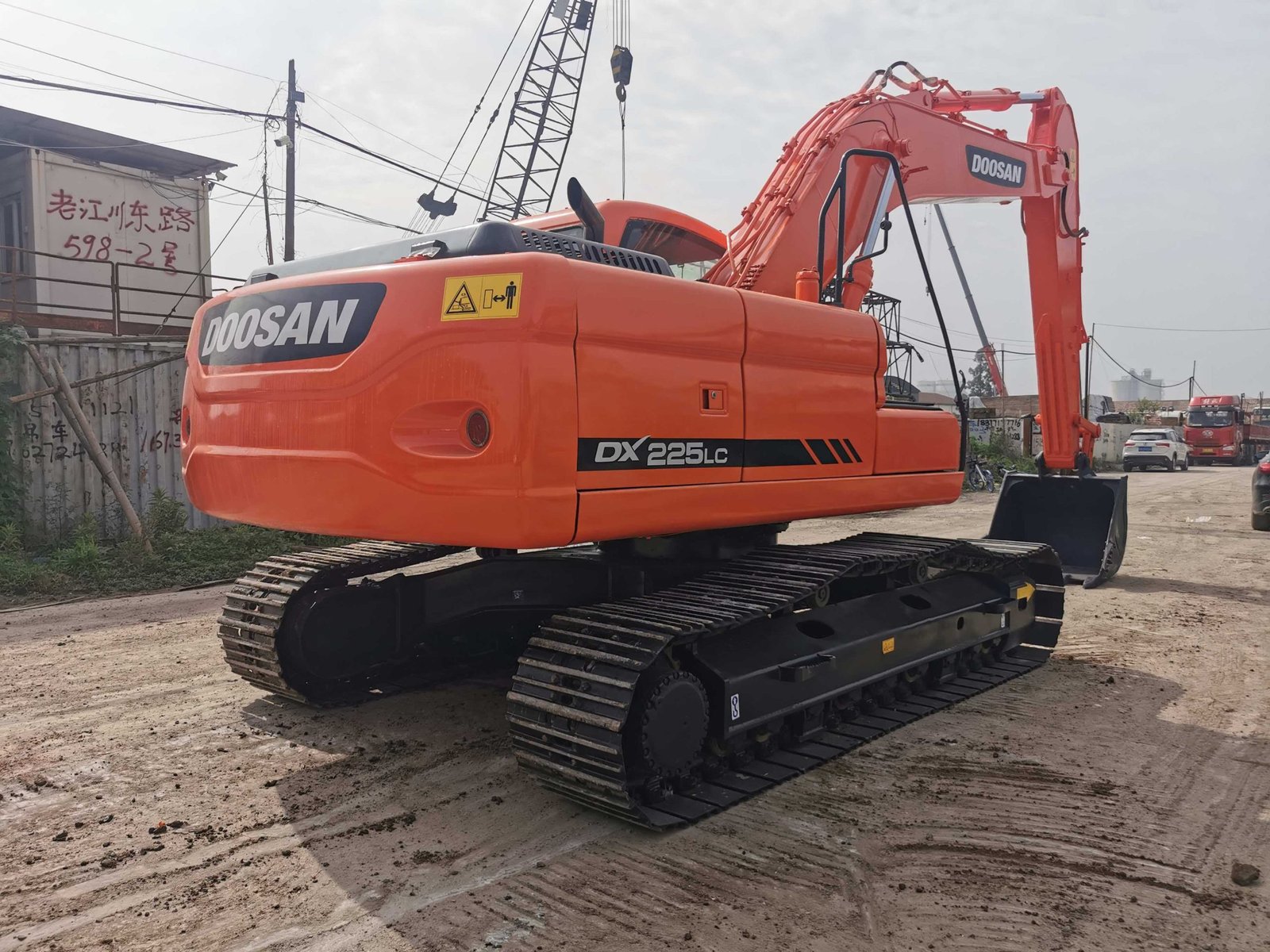 Used Doosan DX225 excavator