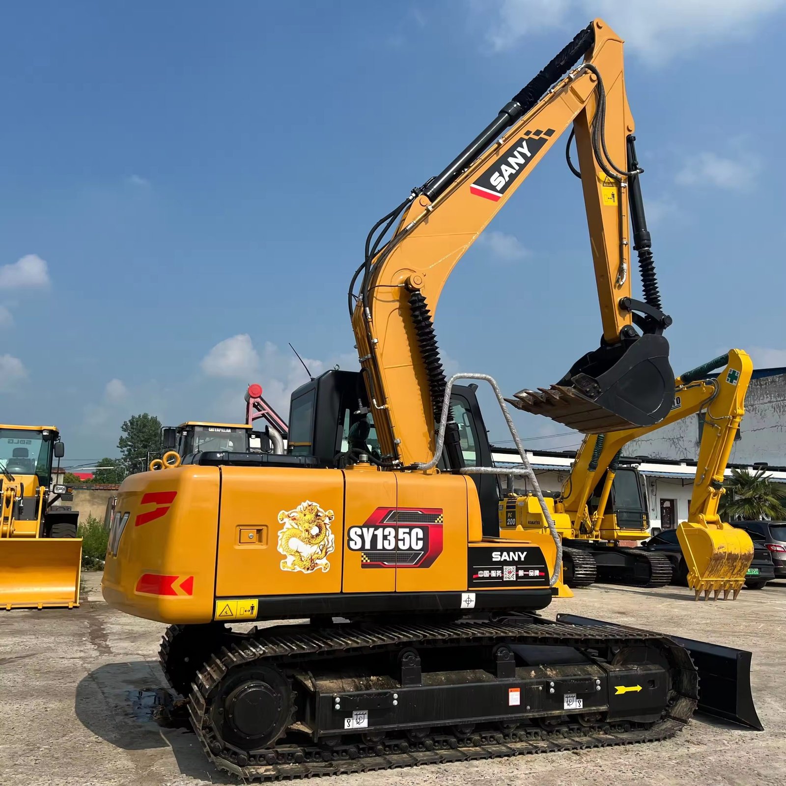 Used SANY SY135C excavator